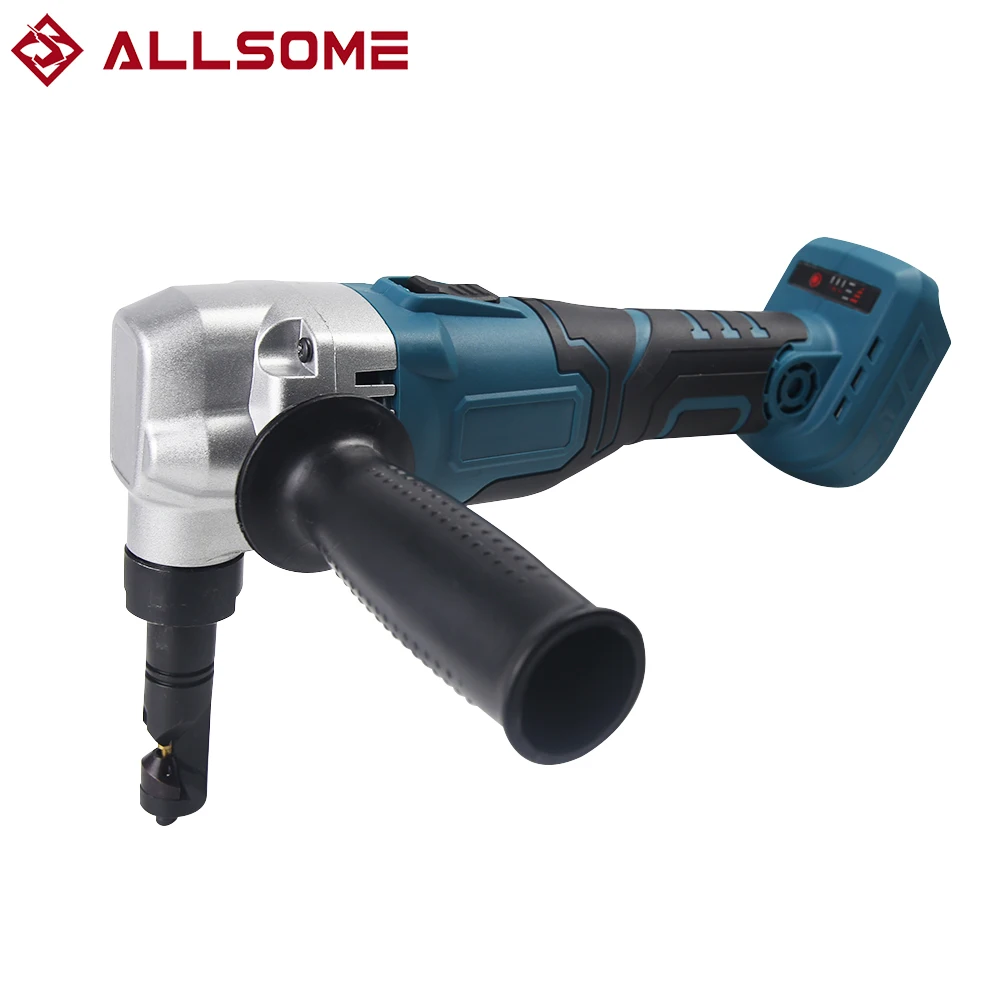 ALLSOME PT018 литий-ионный беспроводной Ниблер листового металла бесщеточный Электрический перфоратор для Makita 18В батареи