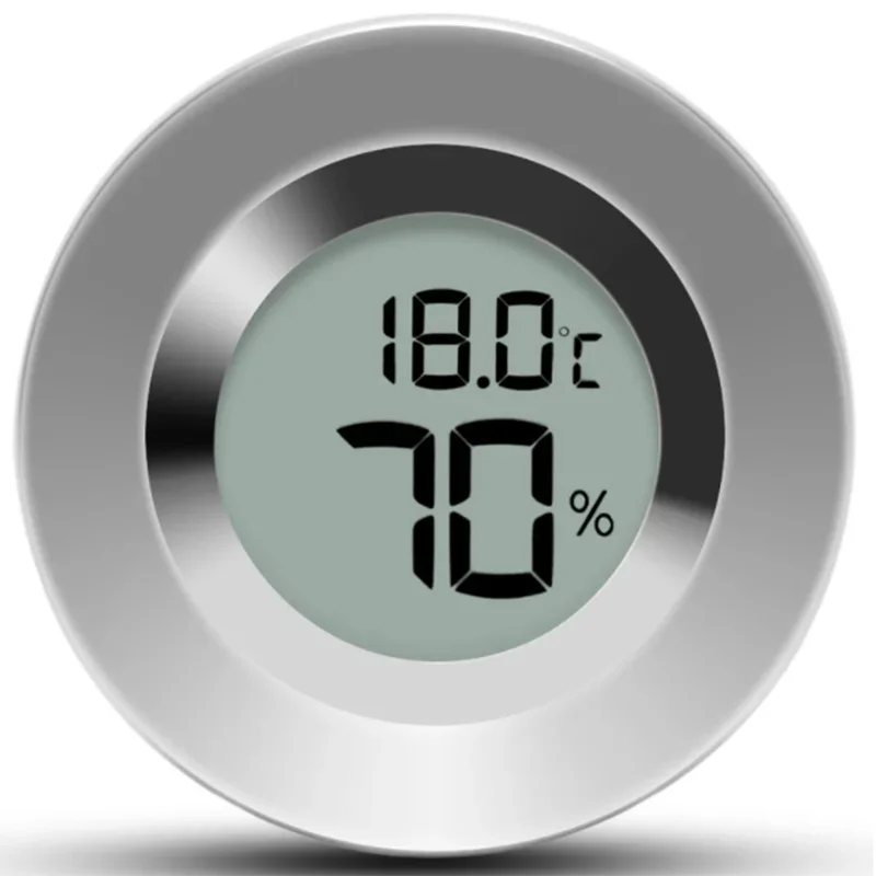 2 в 1 гигрометр для сигар термометр круглый измеритель влажности монитор