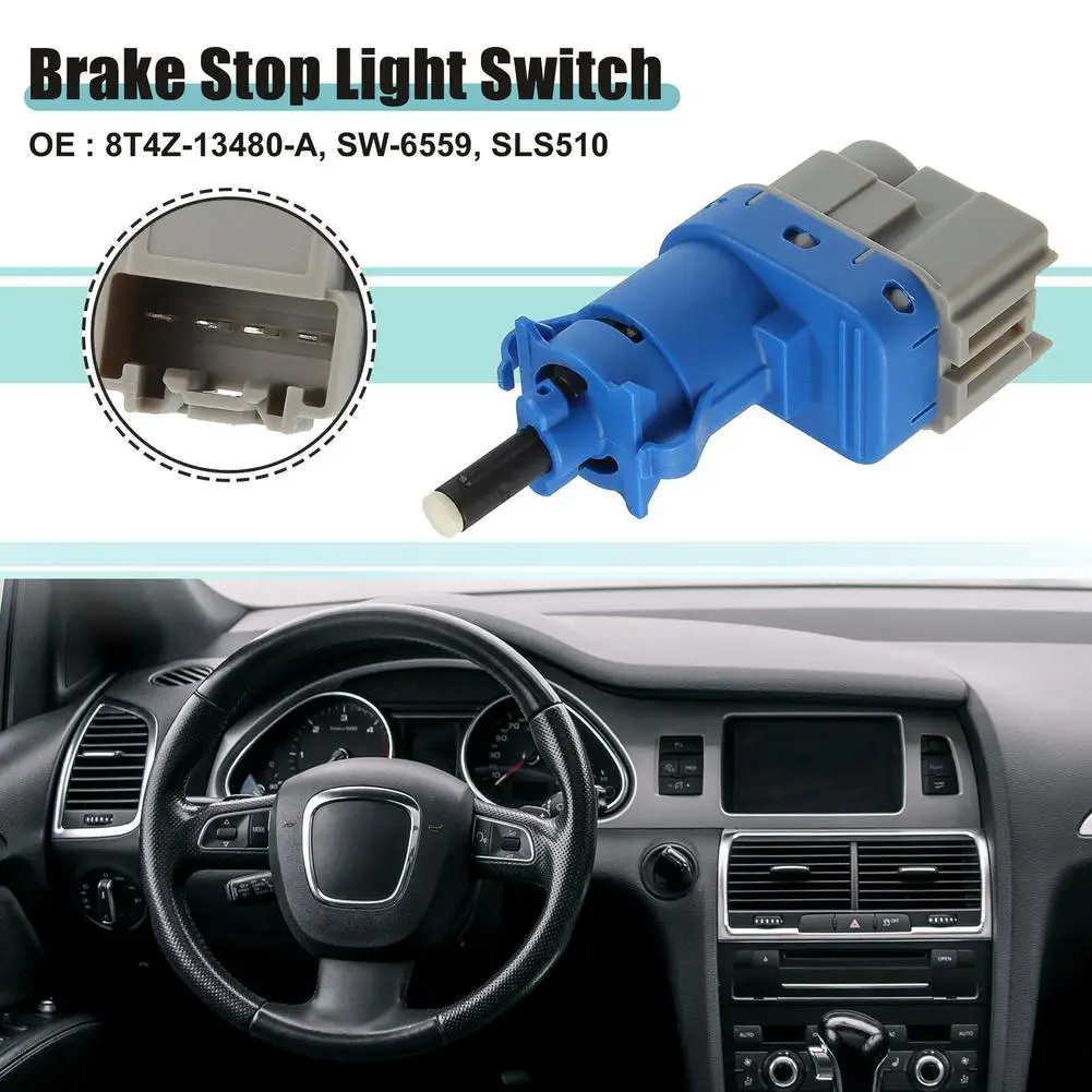 

Car Brake Light Switch Brake Stop Lamp Control Switch 8t4z-13480-a Compatible For E150 / E250 / E350 / E450 Econoline Auto Partt