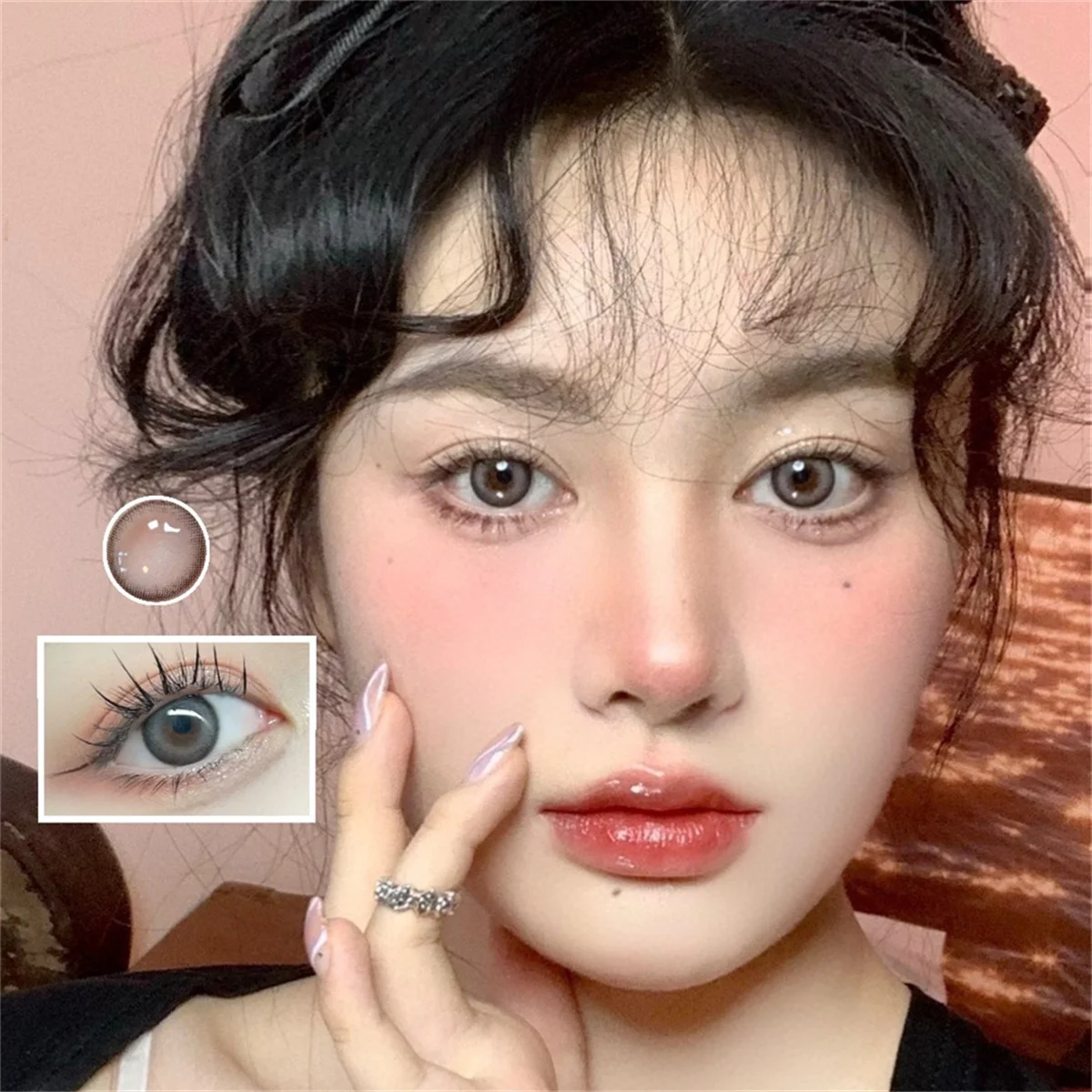 Контактные линзы для макияжа глаз 2 шт./пара