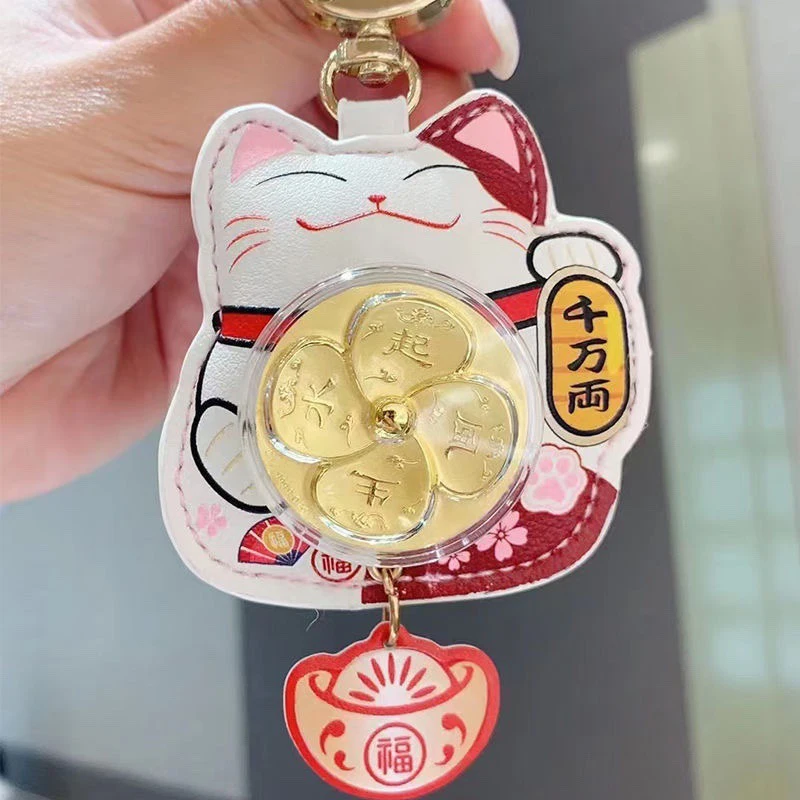 

Gun Keychain Outdoor Camping Lucky Cat Multitool Key Organizer Windy Camping Gadgets