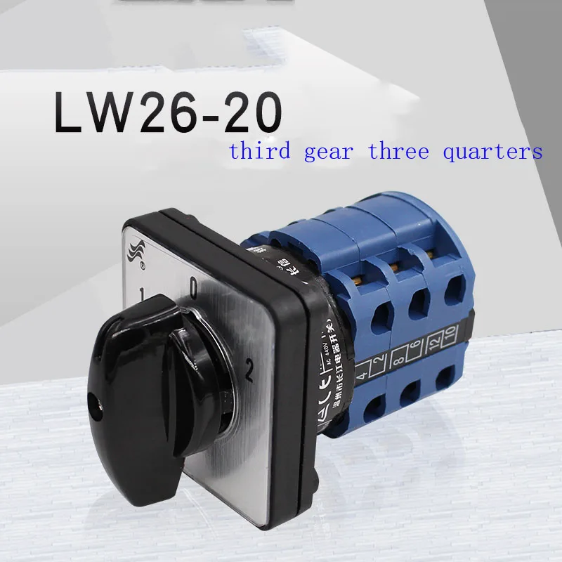 

LW26-20/3 Universal Transfer Switch 380V Motor Forward And Reverse Dual Power Switch Manual Automatic