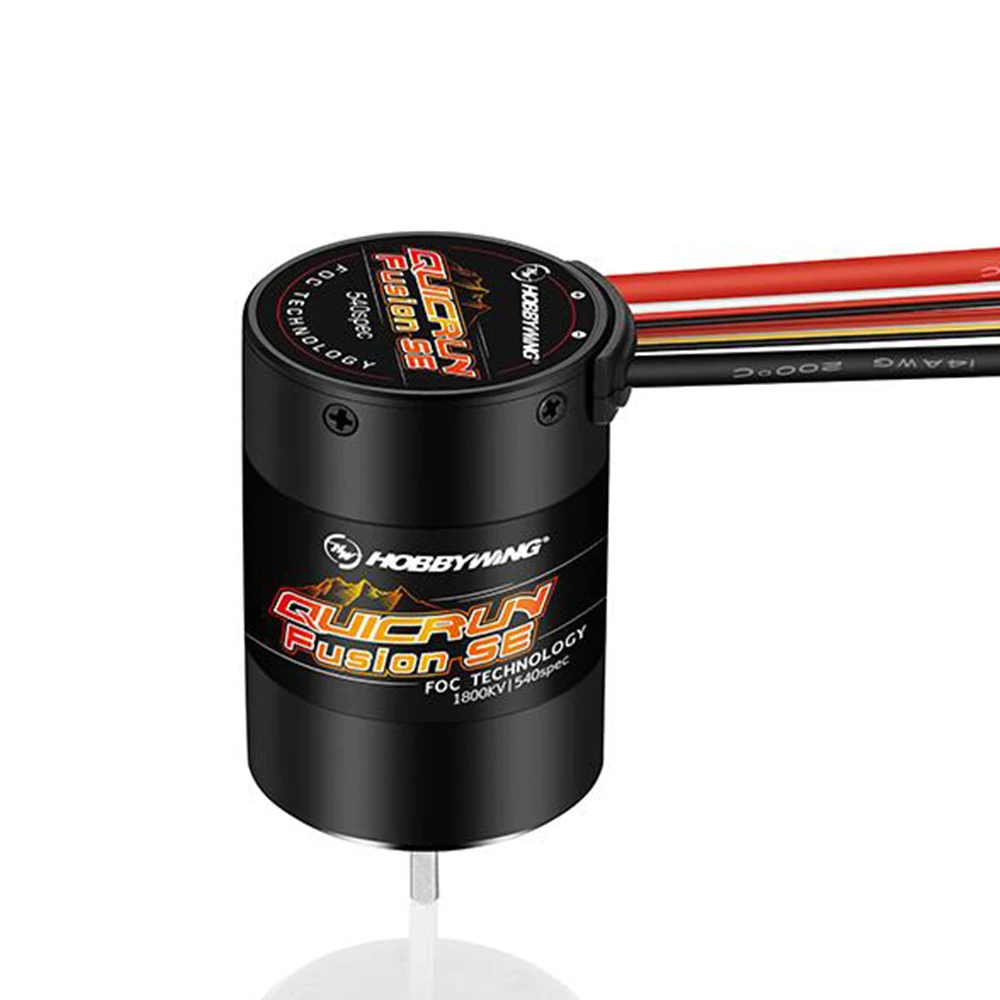 

HOBBYWING QuicRun Fusion SE 40A Combination Motor ESC 1200KV 1800KV for 1:10 1:8 RC Track Upgrade Accessories
