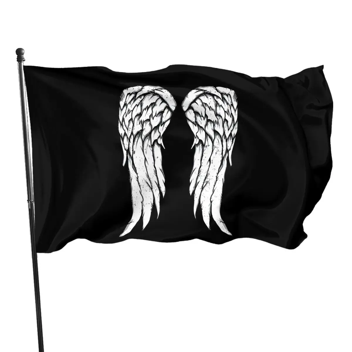 

Outdoor Banner Funny Garden Gorgeous Send Relatives And Friends Goth Punk Wings Harajuku the leisure All-match Classic Durable