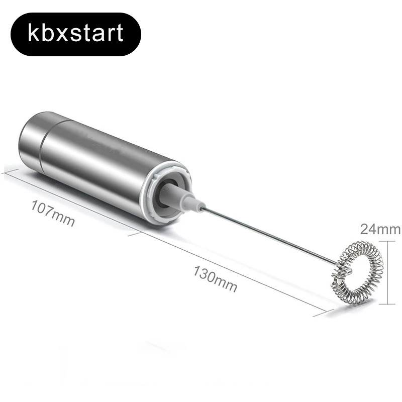 

Home appliance Multifunction Coffee Blender Stainless Steel Electric Milk Frother with Sleeve Protection Handheld Mixing Foamer