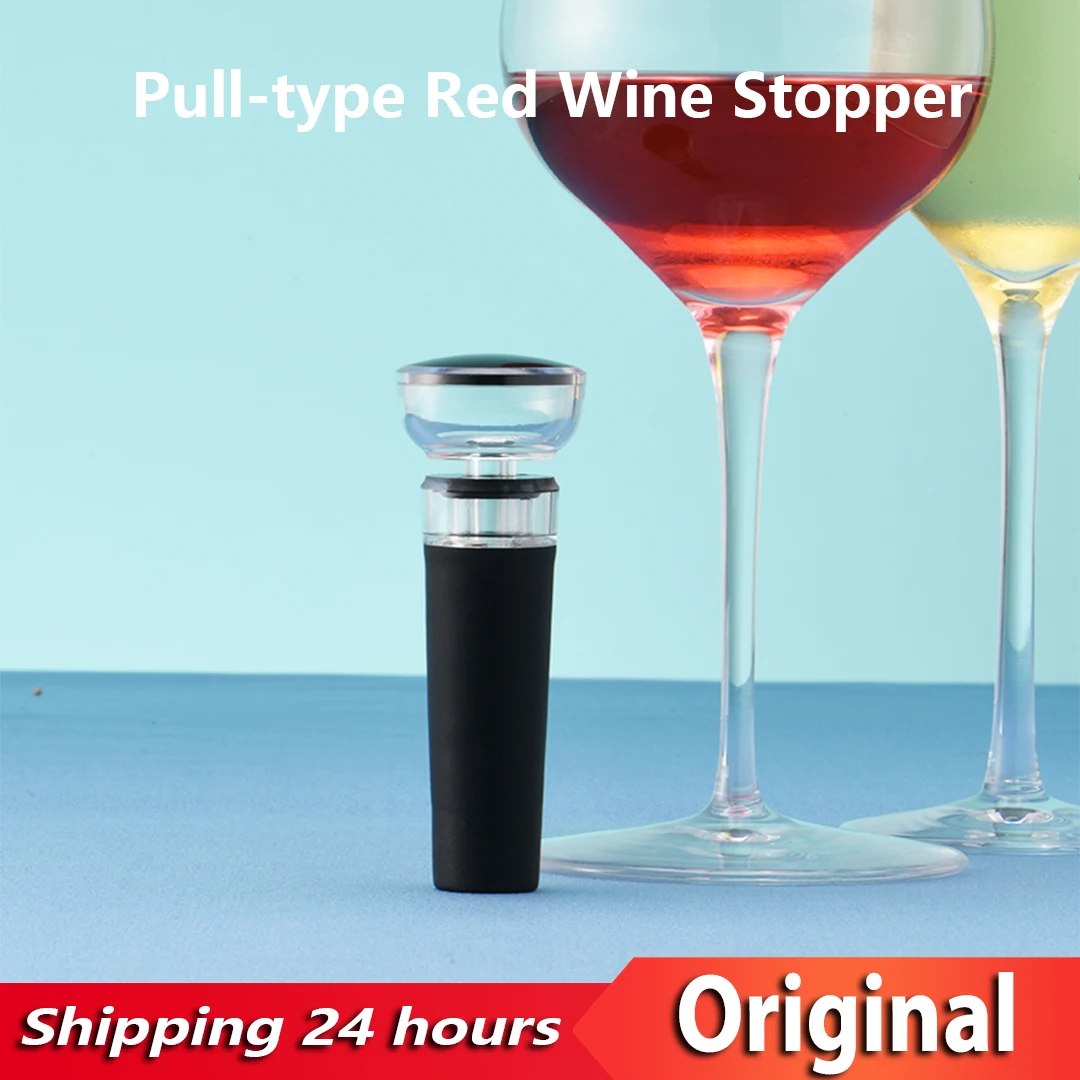 

Kitchen Red Wine Safety Plug ,Portable Pull type Wine Fresh-keeping Stopper,Vacuum Bottle Stopper