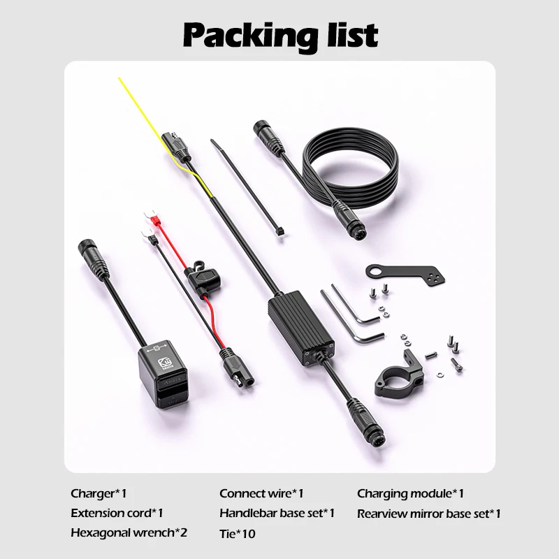 

USB-зарядное устройство для мотоцикла, 100 Вт, быстрая двусторонняя зарядка PD и QC3.0, зарядное устройство для мотоциклетных аккумуляторов с вольтметром, водонепроницаемые слабые аккумуляторы