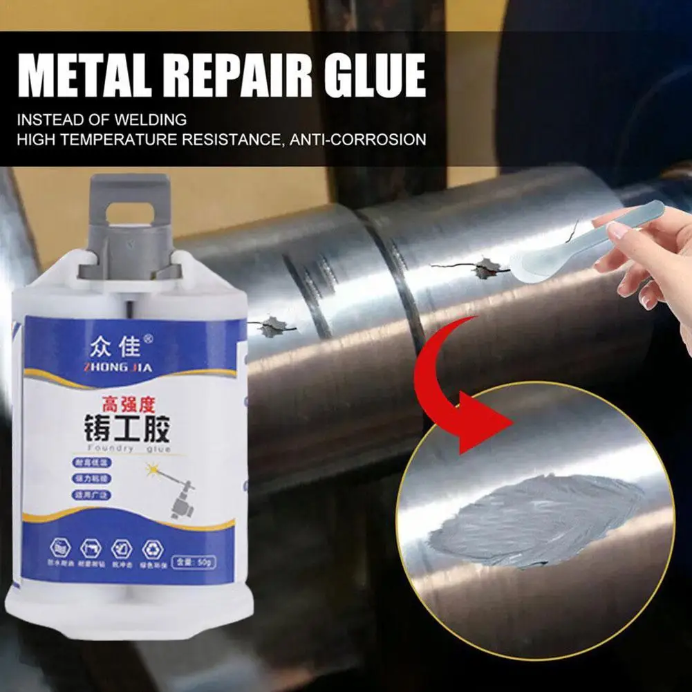 

Extrusion Metal Repair Adhesive Industrial High Strength Bonding Sealant Weld Seam Metal Repair Agent Strong Casting Glues