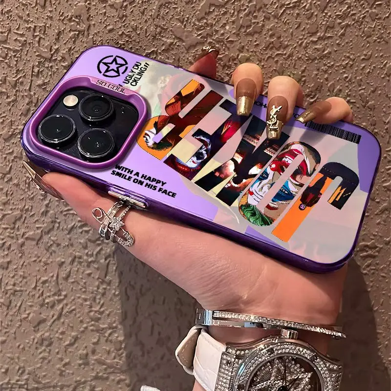 Чехол для телефона Clown Buffoon Pattern J-Jokers OPPO Reno 6 6Pro 7 7Pro 7Z 8T 10Pro Plus 5G матовая