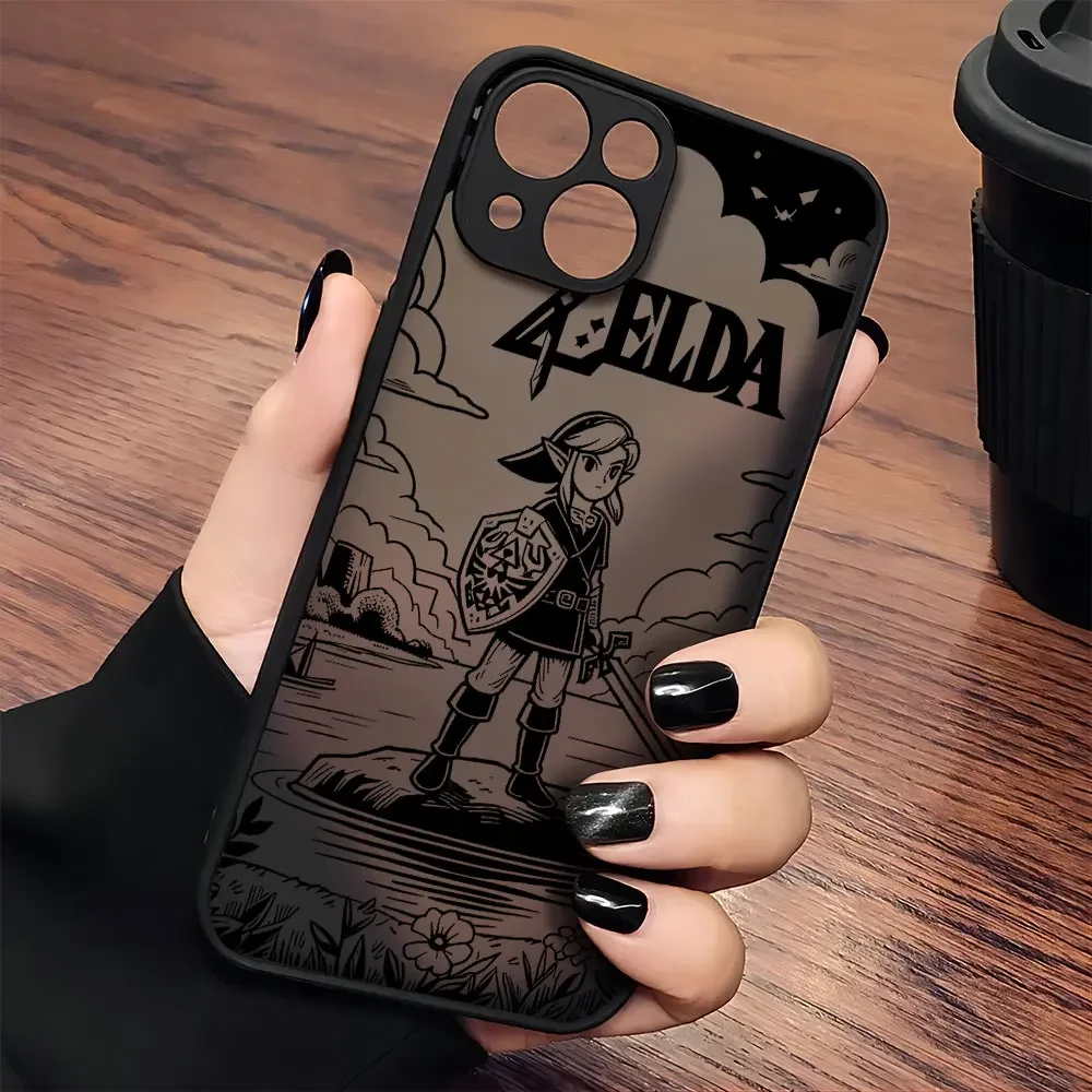 Чехол для телефона Hot Game The Legends of Zeldas iPhone 16 15 14 13 12 11 Mini Pro Max X XR XSMax 7 8 Plus матовый