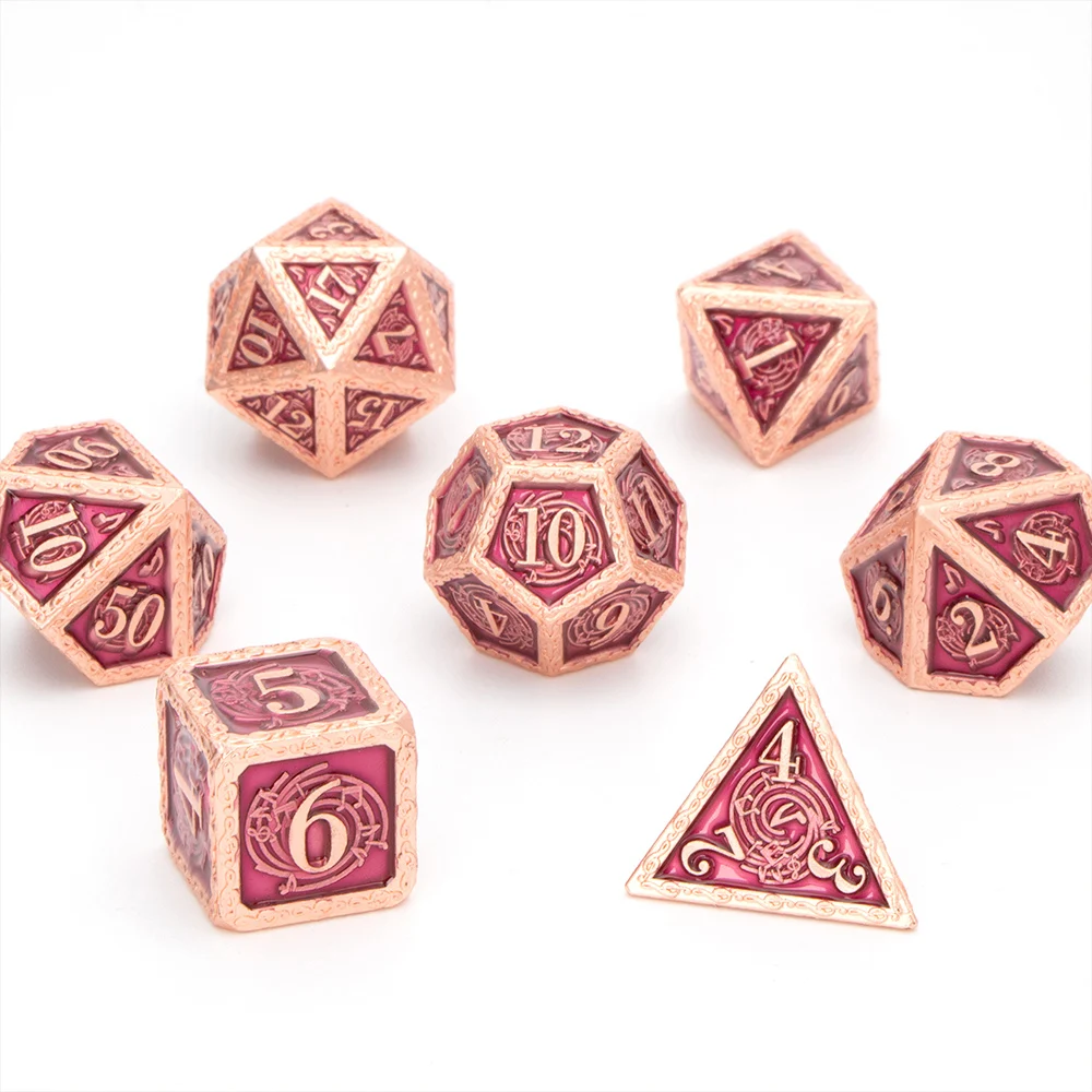 Набор металлических костей Dnd Dungeon And Dragon D &amp + кубиков D20 D12 D10 % D8 D6 D4 MTG musicролевая