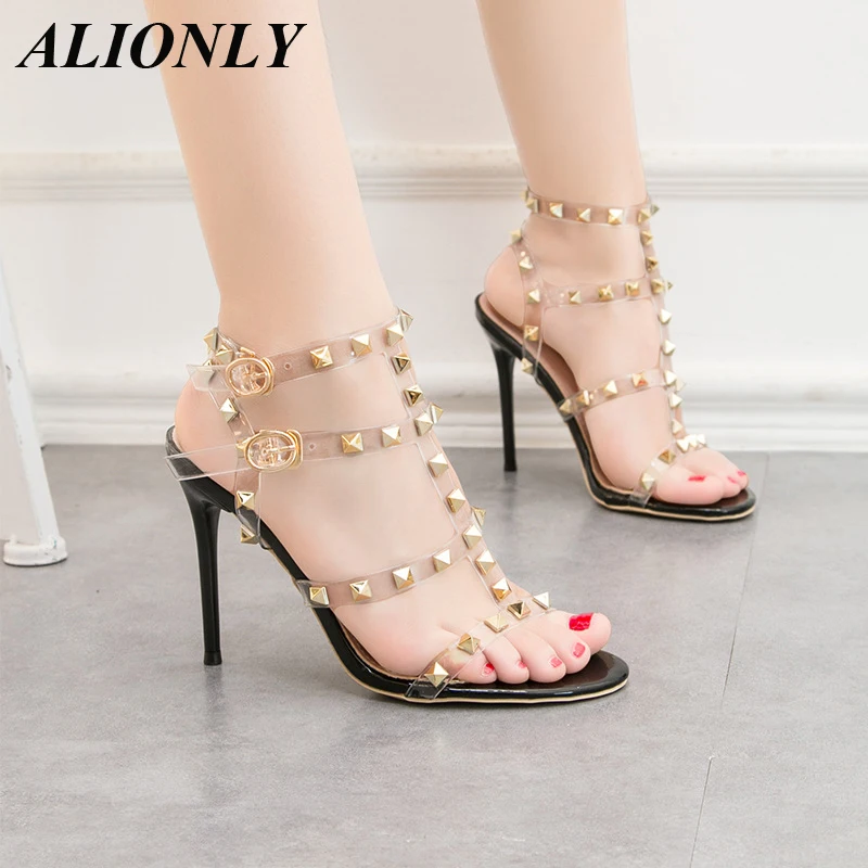 Alionly 2024 новые сексуальные туфли на высоком каблуке из лакированной кожи с