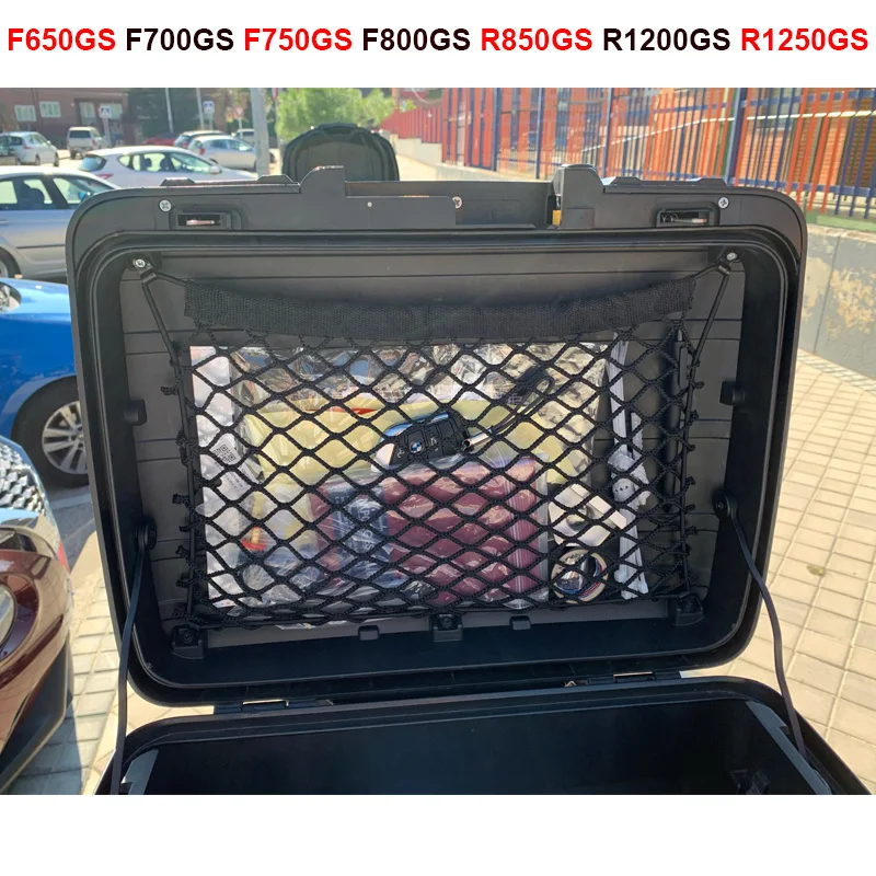 

For BMW Motorcycle Suitcase Networks Luggage Bag for Vario Case Nets W/ Clips F650GS F700GS F750GS F800GS R850GS R1200GS R1250GS