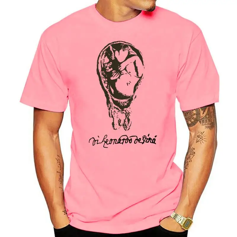 Беременность-Леонардо да Винчи рисунок-футболка |