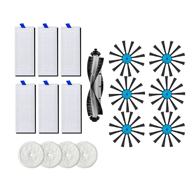 

Replacement For Bissell 3115 Filter Hepa Main Brush Side Brush Sweeping Robot Accessories Rag Mop