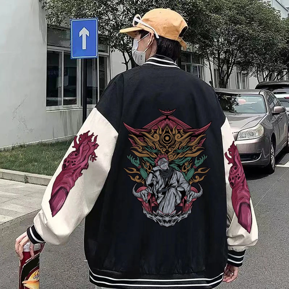 

Популярная бейсбольная Униформа аниме юютсу кайсен, свитшот для мужчин и женщин, зимняя уличная одежда, пуловеры, пальто