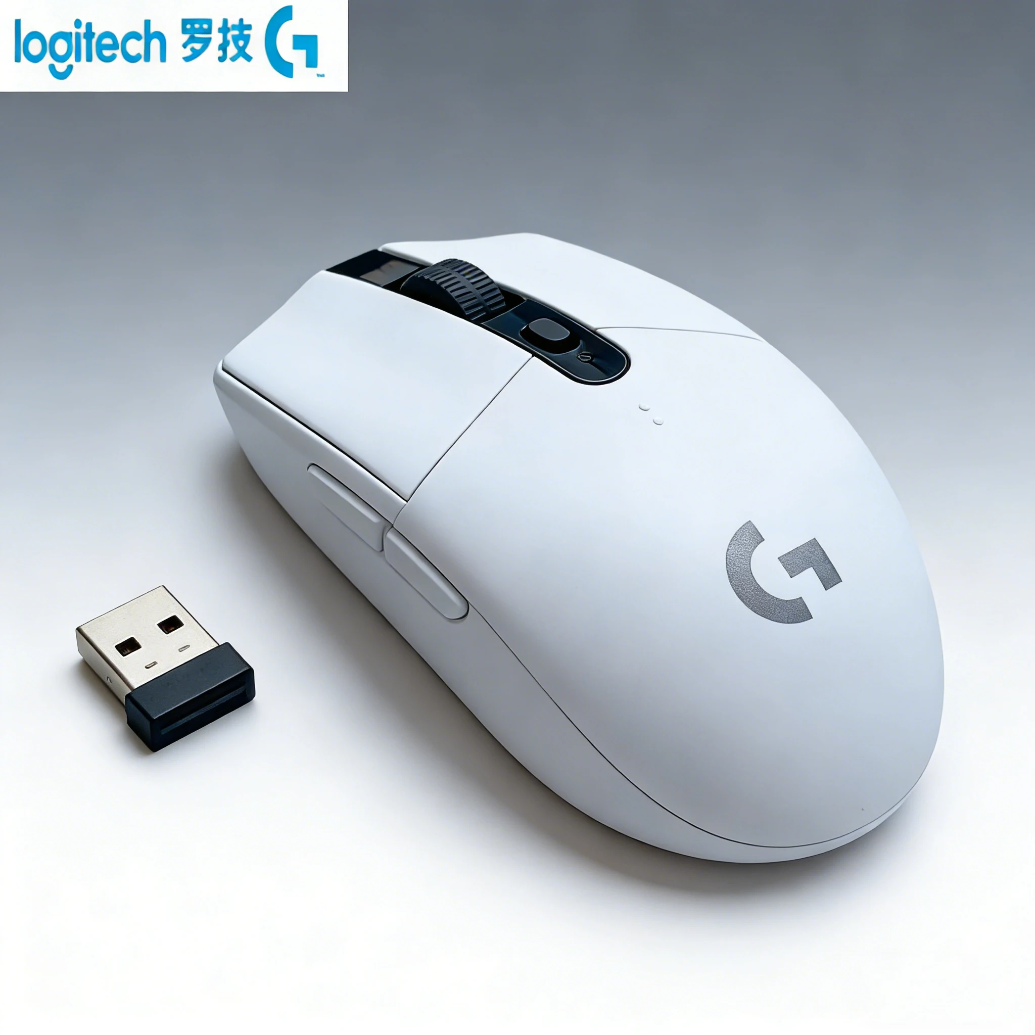 Фото Беспроводная игровая мышь Logitech (G) G304 2.4G с эргономичным дизайном и сенсором HERO для LOL, PUBG, Fortnite, Overwatch №1