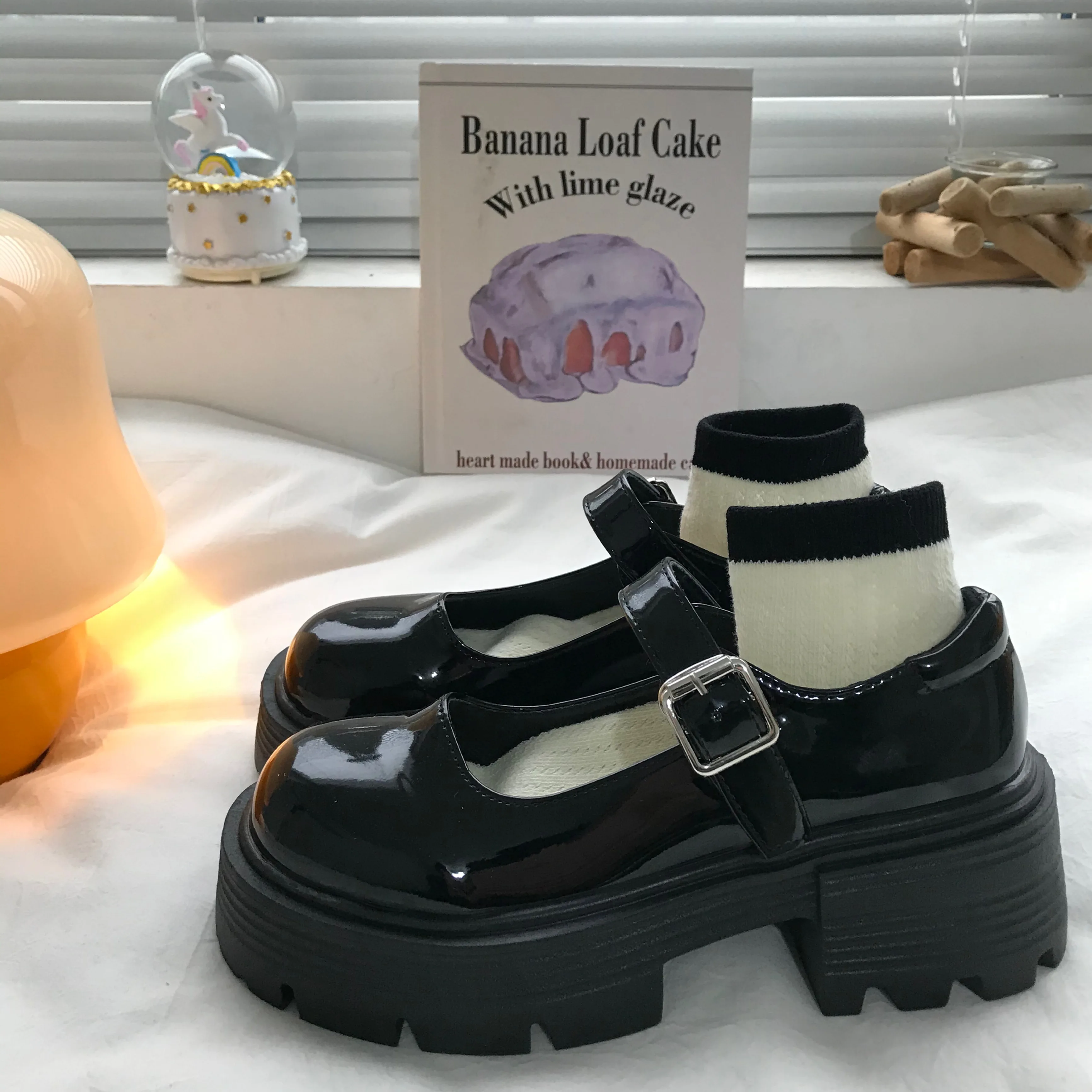 

2023 Retro Chunky heels Mary Jane shoes New high heel Lolita shoes Japanese JK shoes college girls platform shoes Women sandals