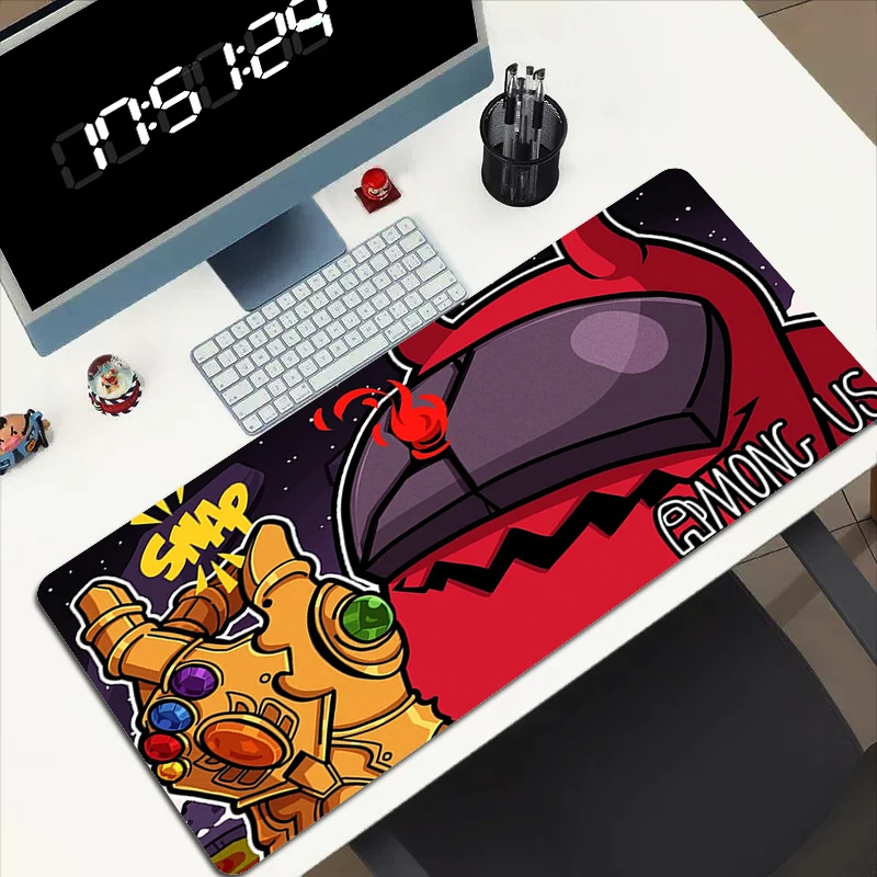 

Коврик для мыши, геймерский коврик для клавиатуры и мыши среди нас, коврики для игрового ноутбука, нескользящий коврик, аксессуары для ПК, ко...