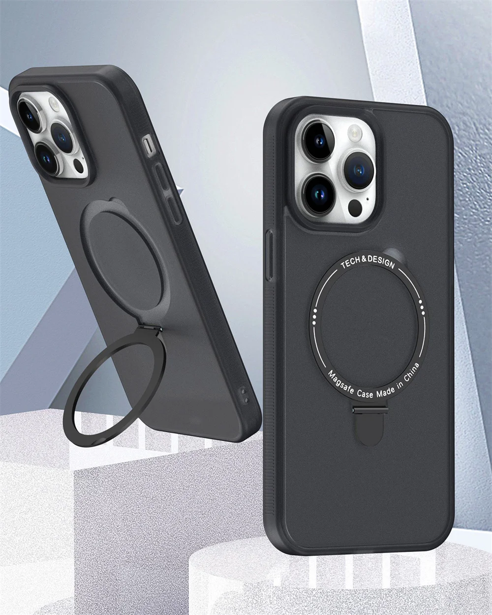 Фото Магнитный чехол Magsafe для iPhone 15 Pro Max 11 12 13 Pro 14 Plus №4