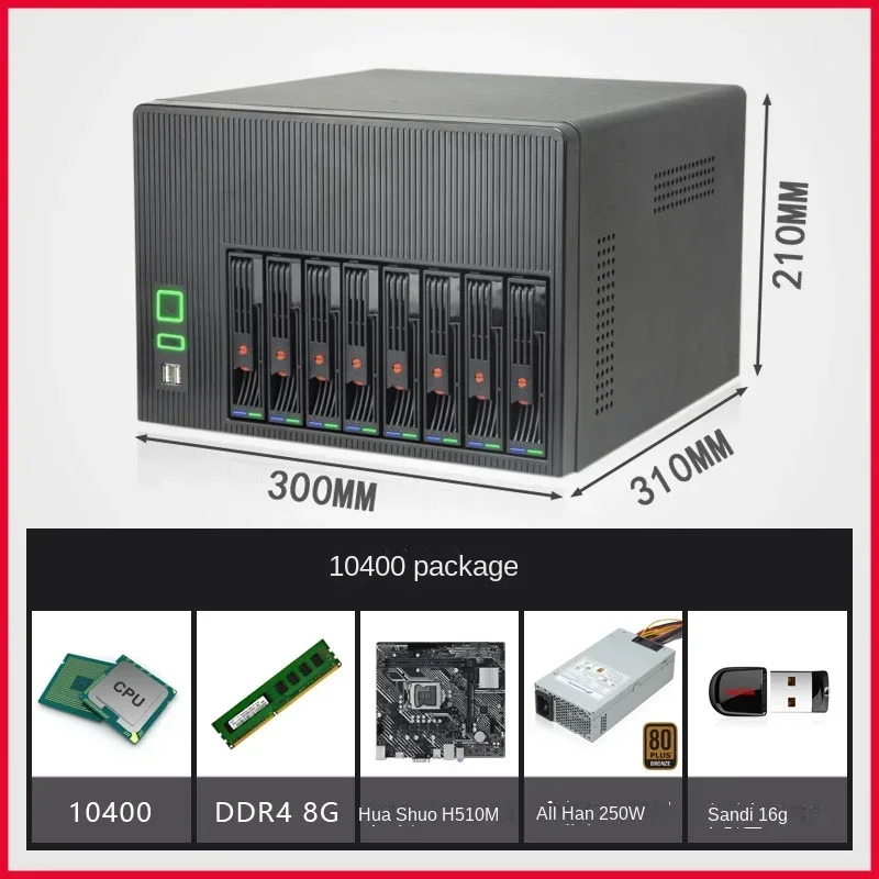 Новый хост NAS черная группа hui ESXI все в одном сетевое хранилище для фильмов и