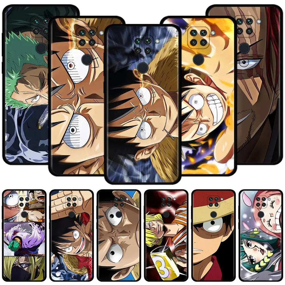 

Case For Xiaomi Redmi Note 11S 11T 10 8 Pro 9S 9T 9 8T for Redmi K50 K40S K40 10C 10 9A 9C 9 Cover One Piece Shanks Luffy Zoro