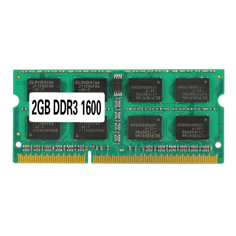 

Память для ноутбука DDR3 2G SODIMM RAM 1600 МГц, память 240-контактная, память для ноутбука AMD, поддержка Dual Pass