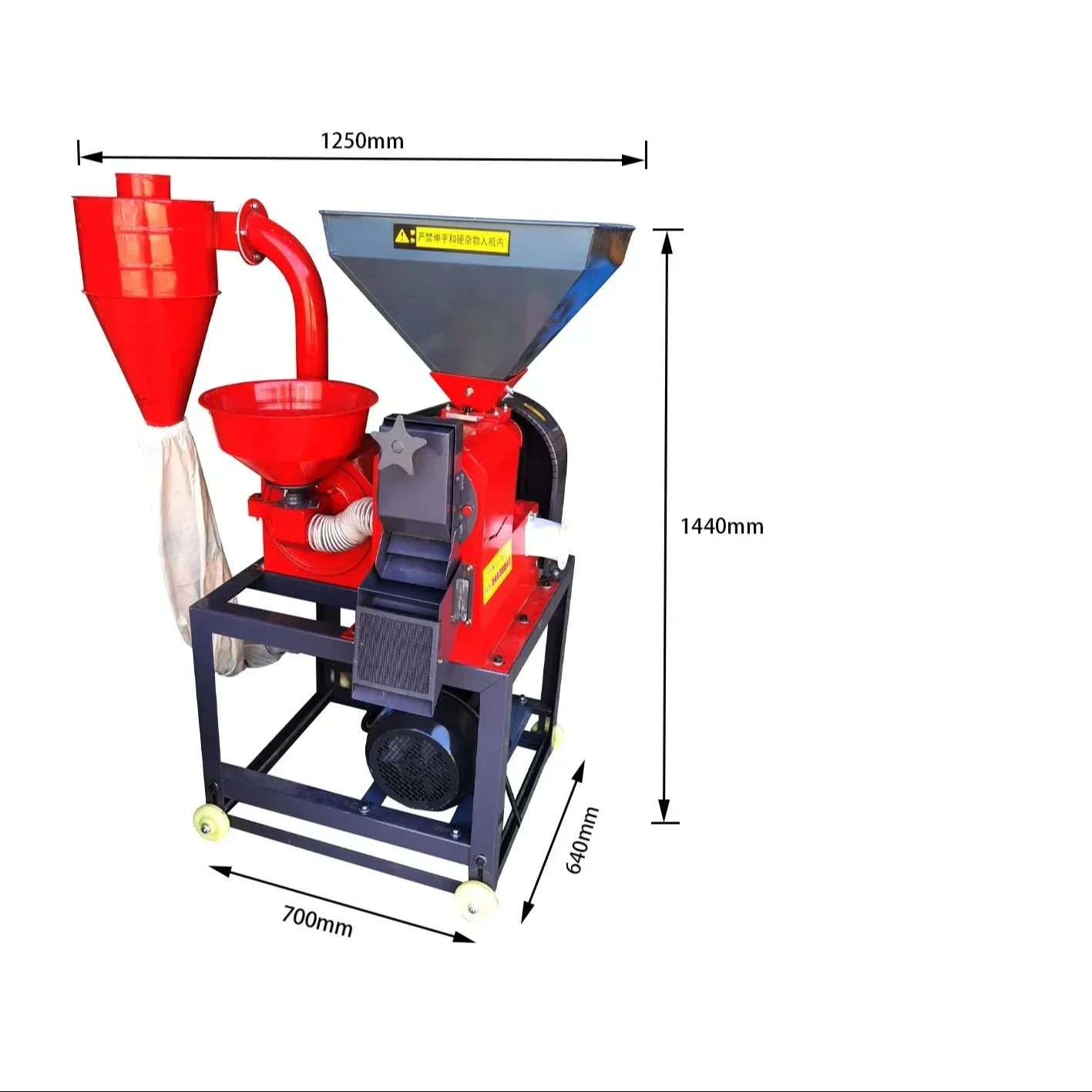 Фрезер для зерен пшеницы сорго кукурузы