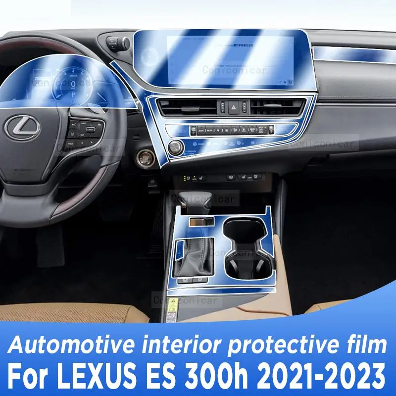 

For Lexus ES 300h 2021-2023 Gearbox Panel Navigation Screen Automotive Interior TPU Protective Film Cover Anti-Scratch Sticker