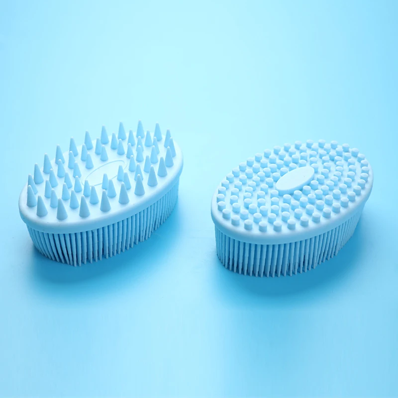Силиконовая щетка для тела губка детского душа сухое массажное банное полотенце