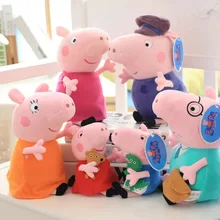 Hasbro Peppa Pig Anime Plush Keychain Toy Friend Suzy Danny Rebecca George Pig Animal Plush Party Doll Kids Birthday Gift