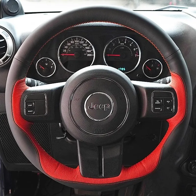 Чехол для руля Jeep Compass Grand Cherokee Wrangler Patriot 2012-2014