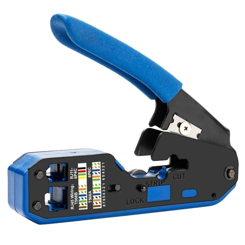 

Rj45 Tool Network Crimper Cable Stripping Plier Stripper for Rj45 Cat6 Cat5E Cat5 Rj11 Rj12 Connector Ethernet Cable Cutter