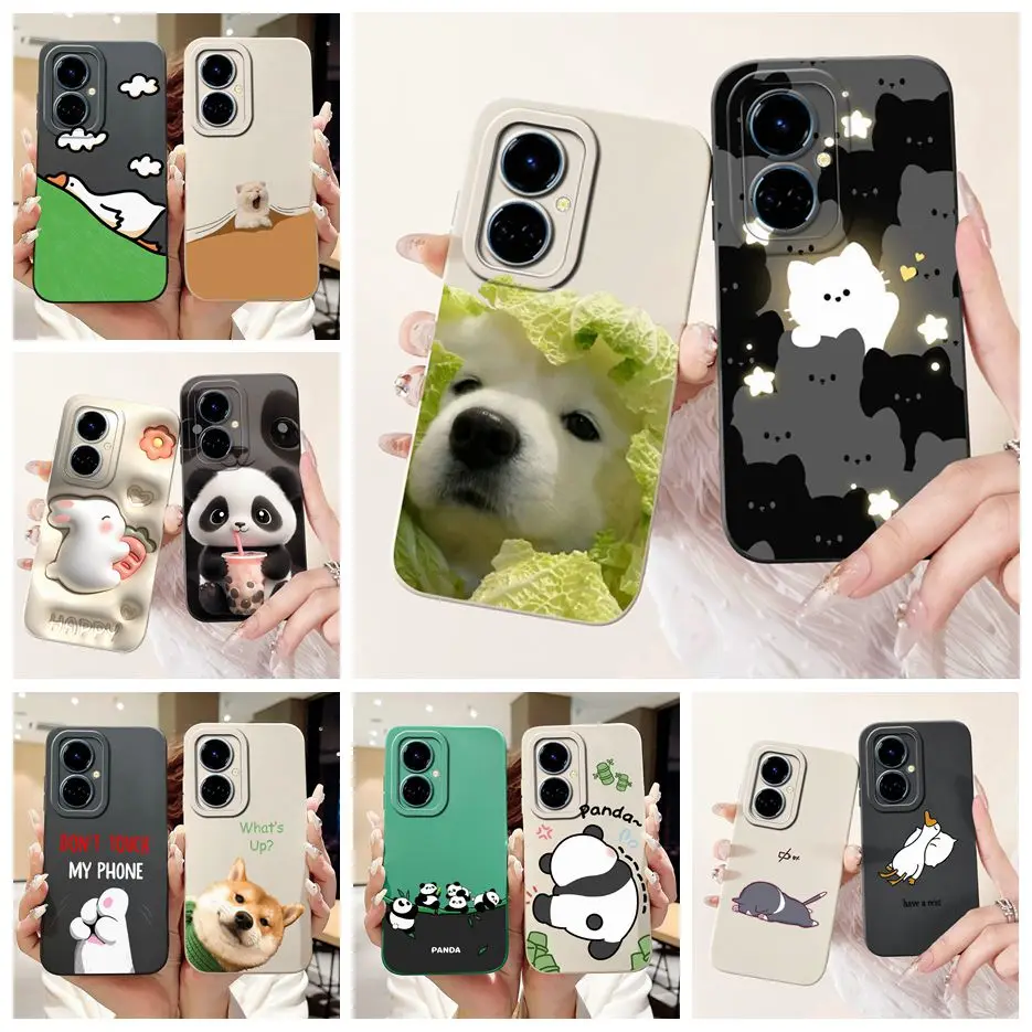 Противоударный чехол для телефона Tecno Camon 19 Pro Чехол CI8 CI8n милый мультяшный Neo Camon19