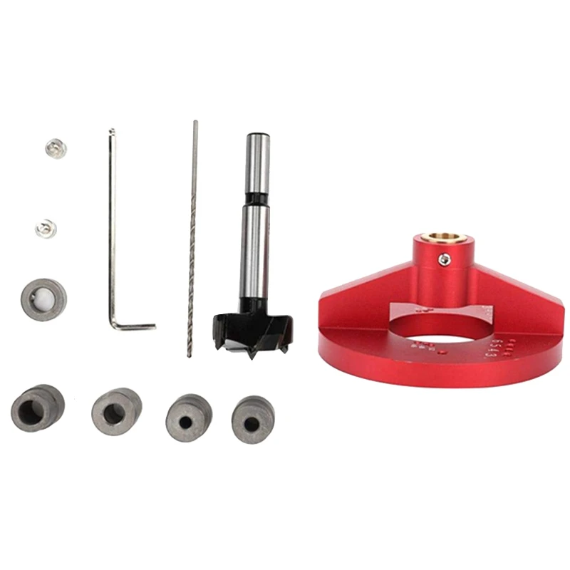 

35Mm Hinge Drilling Positioning Fixture Vertical Drilling Positioner Suitable For Diy Woodworking Tools