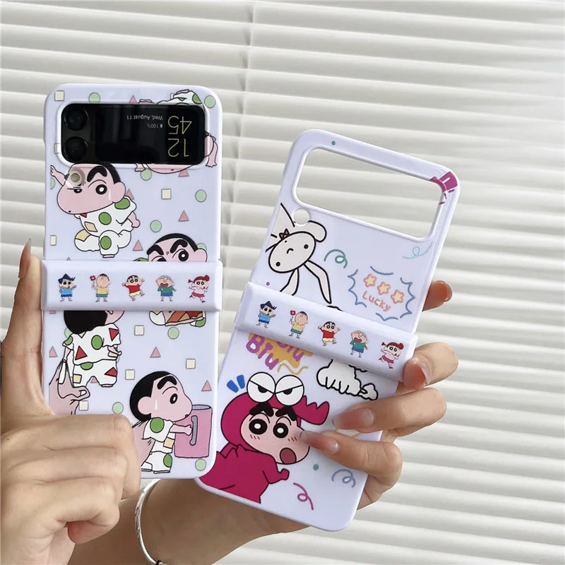 

Boy Cartoon Phone Case for Samsung Galaxy Z Flip 3 Z Flip 4 Hard PC Back Cover for ZFlip3 ZFlip4 Case Protective Shell