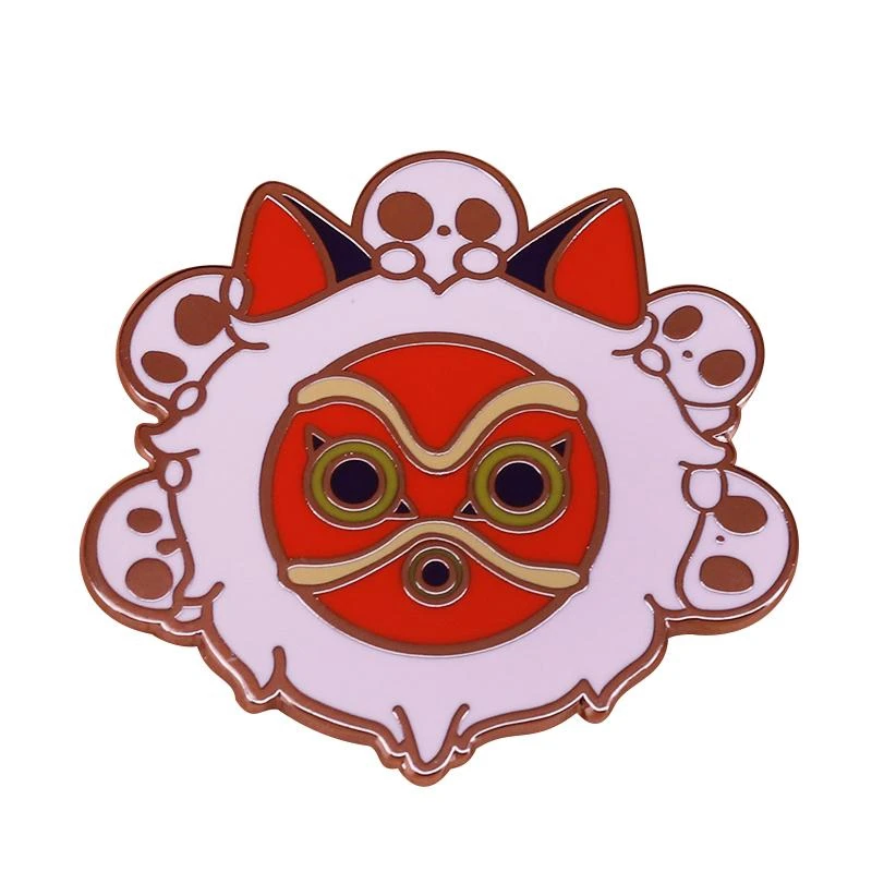 

Classic Movie Gorgeous Princess Mononoke Brooch Metal Badge Lapel Pin Jacket Jeans Fashion Jewelry Accessories Gift