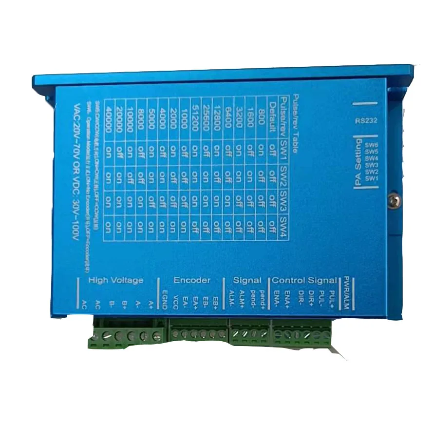 

High Performance Factory Wholesale Price 8.2A 18-80VAC closp Loop Stepper Motor Driver