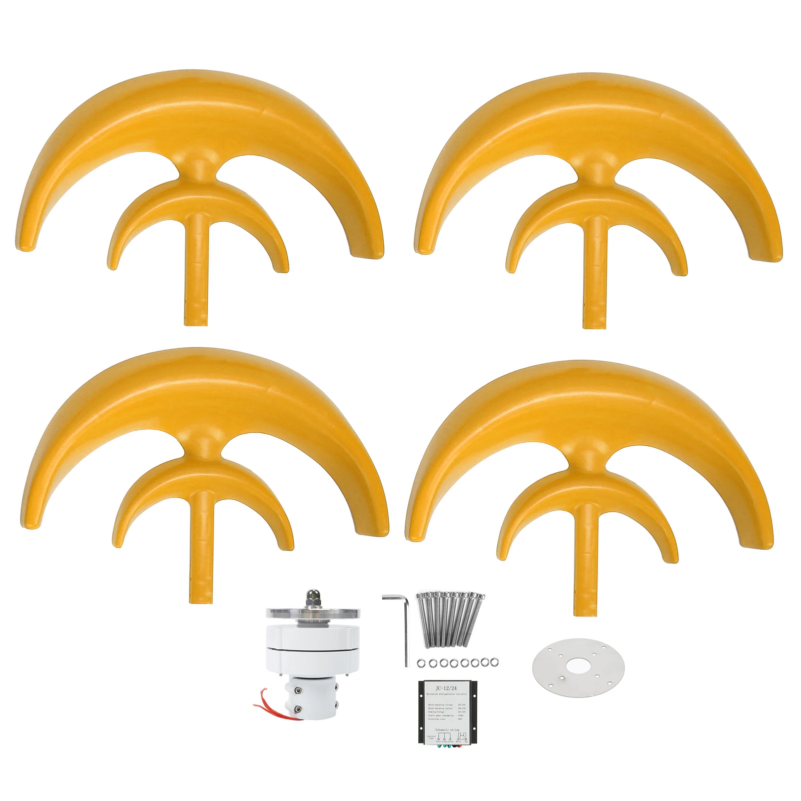 Собрание генератора энергии двойного слоя вертикальных осей фонарика лезвия