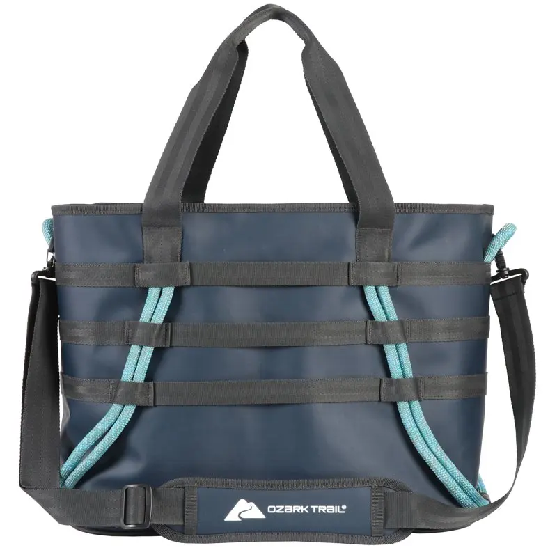 Ozark Trail Adult Durable Camping Carry-All Tote Handbag, Unisex, Blue