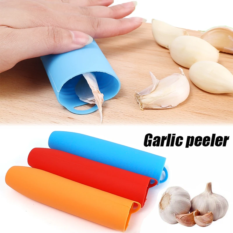 

Silicone Garlic Peeler Creative Household Garlic Roller Stripper Tube Peeling Vegetable Fruit Tools Kitchen Gadgets 2 Styles