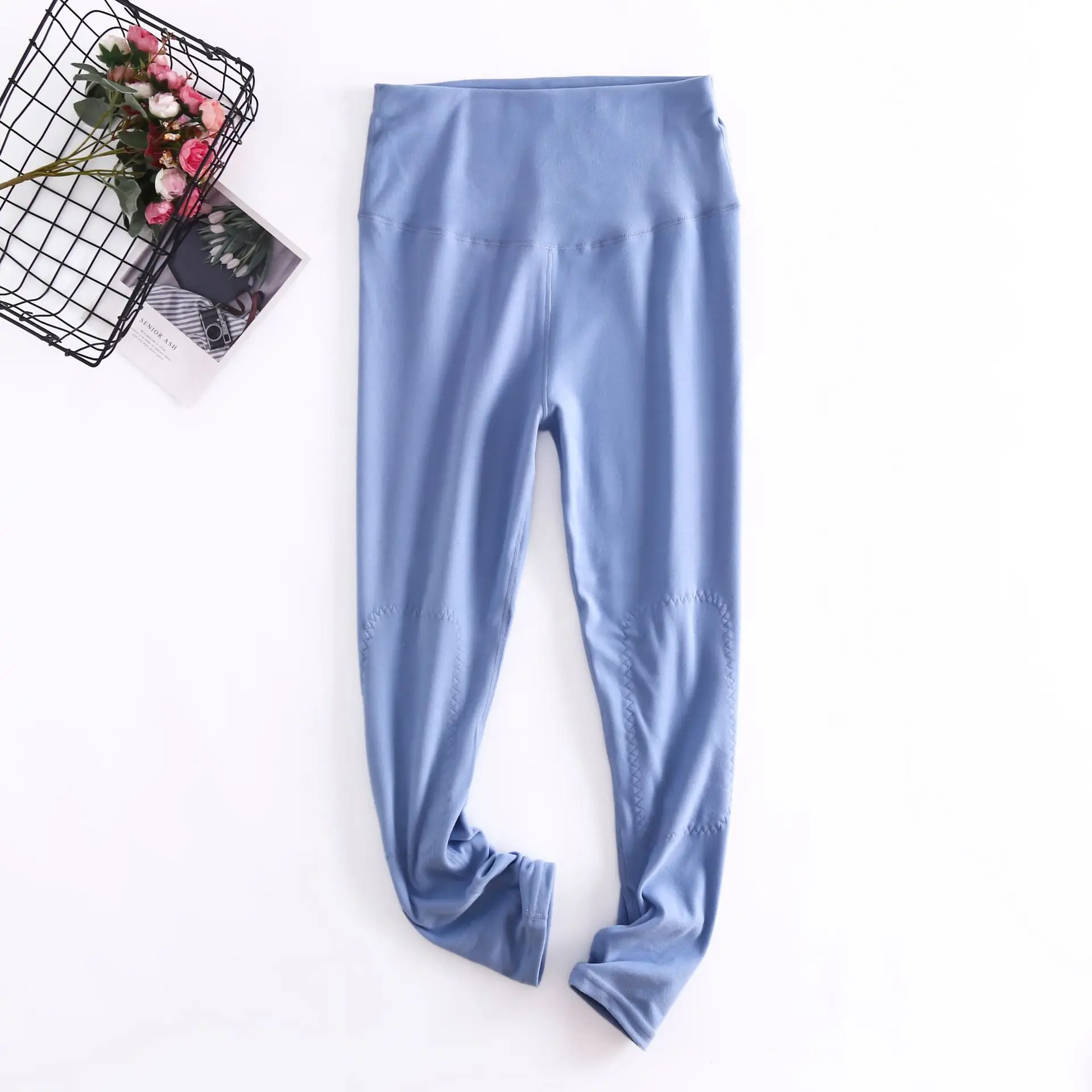 Long Johns High Waist Uterus Protection Thermal Warm Pants De Velvet Winter Add Heating Patch XXL Knee Pads Slim Women Leggings