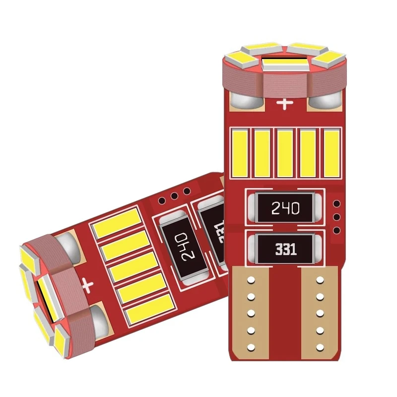 100 шт. светодиодный Автомобильные светодиодные лампы для салона автомобиля 12 В