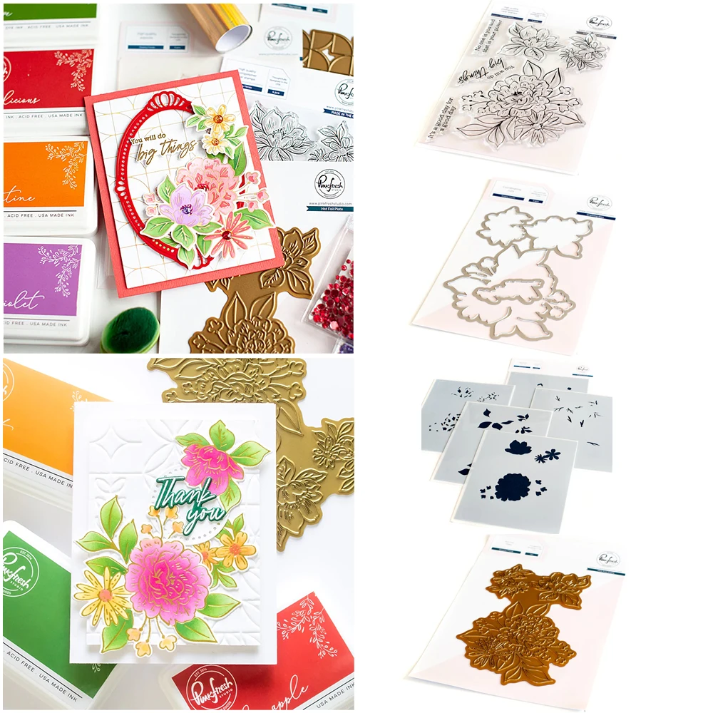 

New Flower Metal Cutting Dies And Stamps For DIY Dies Scrapbooking Embodying Paper Card Album Ledger Decorative Craft Dies