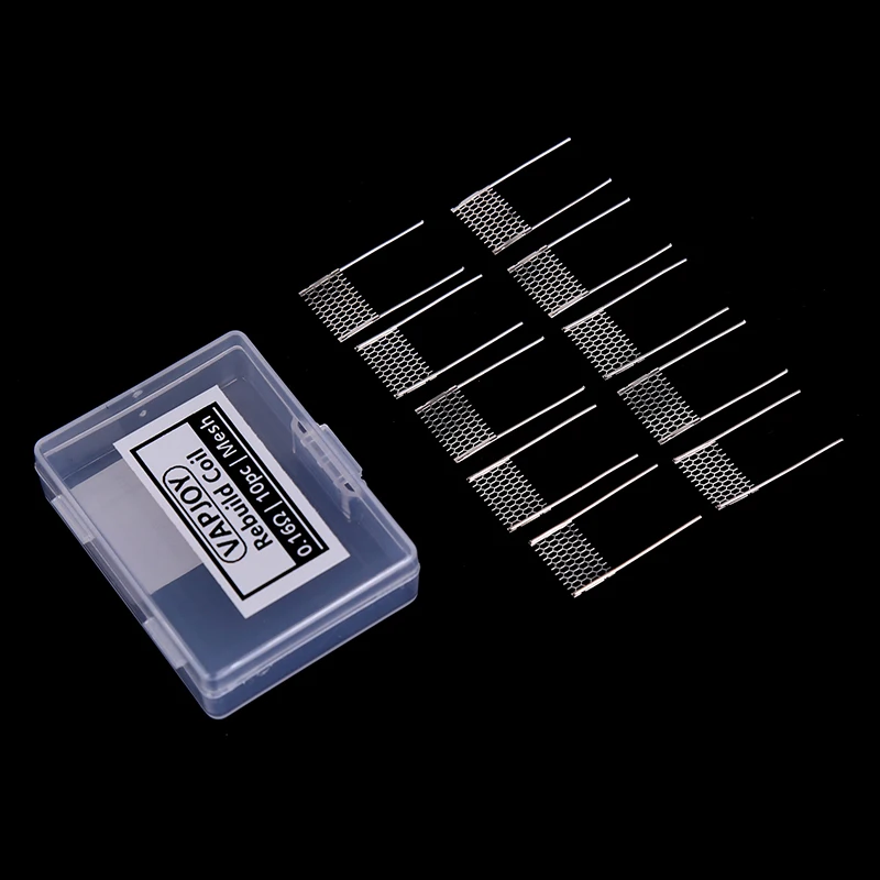 

10Pcs Rebuild Mesh Coil Ni80 0.16Ohm Coil For eplacement Prebuilt Coil Accessory