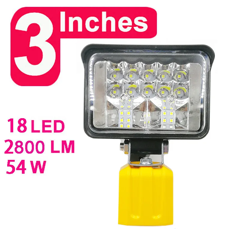 

DC9096 LED Work Light Electric Torch Spotlight Desk Reading Light For DeWalt12V 14.4V 18V NiCd NiMH Batteries