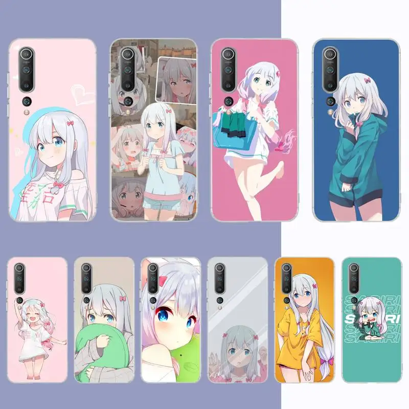 

Cute Girl Izumi Sagiri Phone Case for Samsung S21 A10 for Redmi Note 7 9 for Huawei P30Pro Honor 8X 10i cover