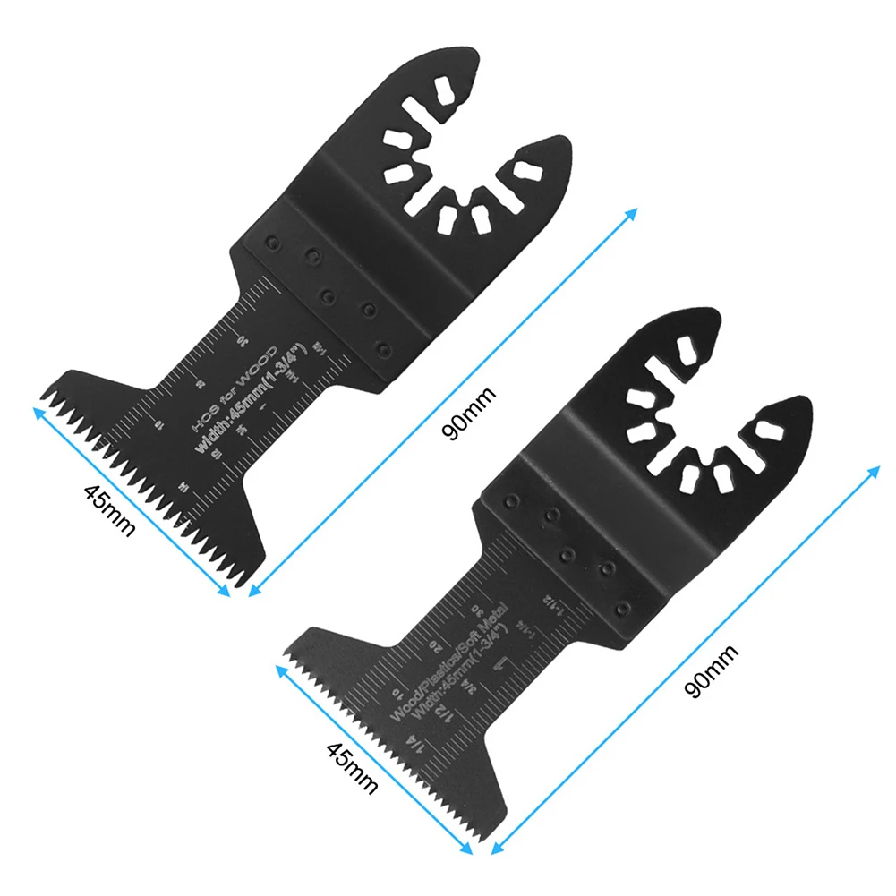 

45mm HCS Straight Saw Blades Oscillating Multitool For Renovator Cutting Wood PVC Pipes Aluminum Power Cutting Tools