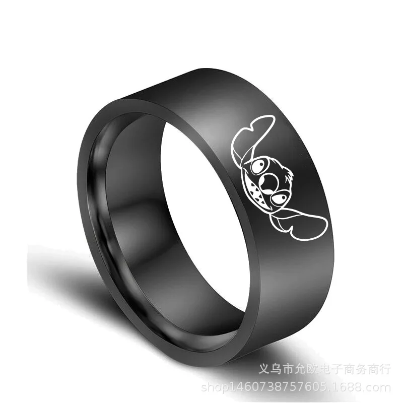 2019 Новое поступление Стич мультфильм кольцо аксессуары 8 мм Милая Ститч