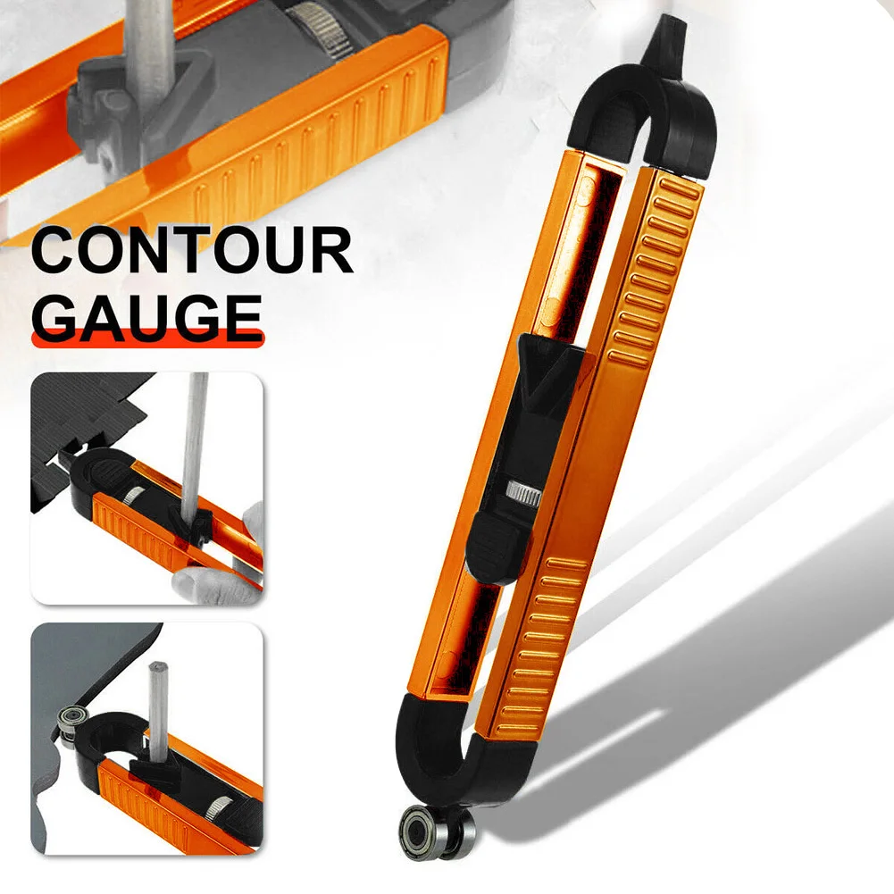 

Profile Scribing Ruler Contour Gauge With Lock For Skirting Scribe Woodworking Measuring Gauge Measurement Tool In Stock